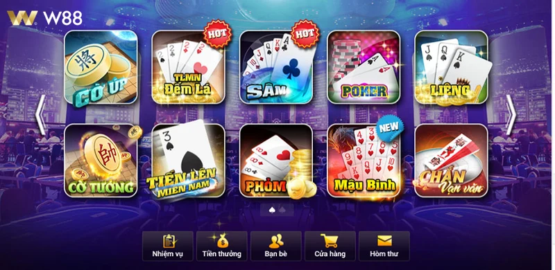 Hình ảnh chương trình khuyến mãi hấp dẫn tại Game Bài W88